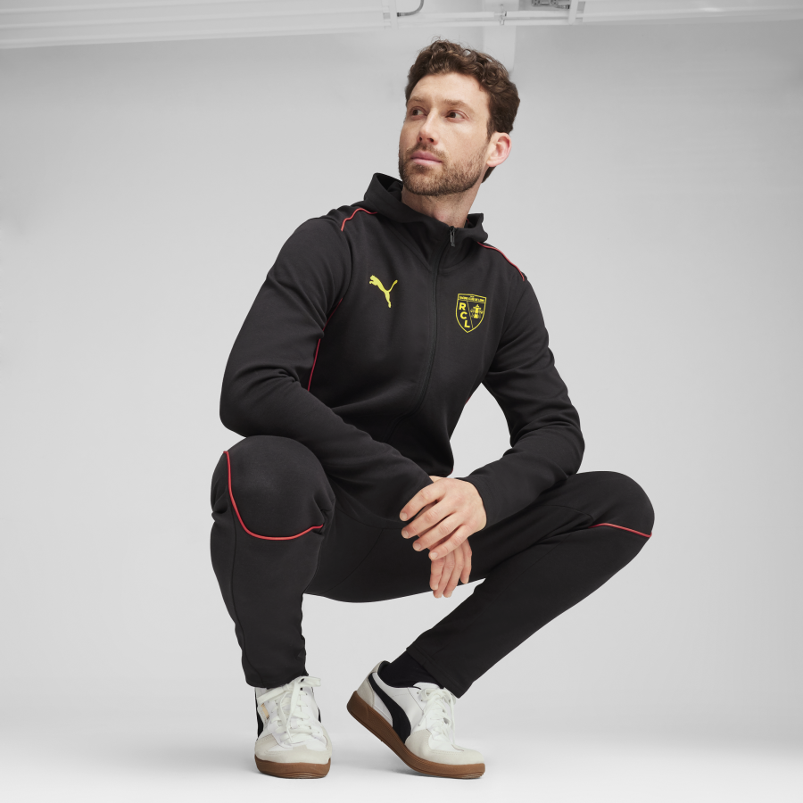 Veste survêtement RC Lens Casual noir 2024/25