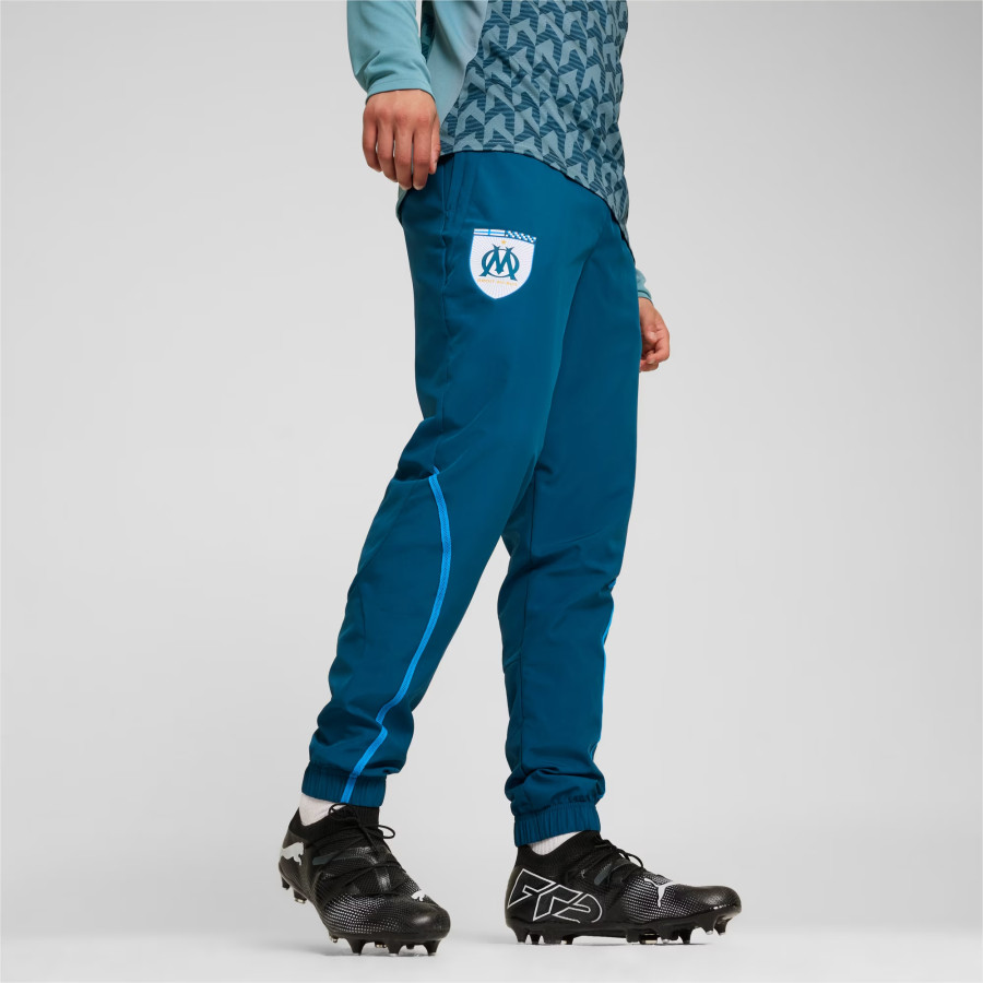 Pantalon avant match OM bleu foncé 2024/25