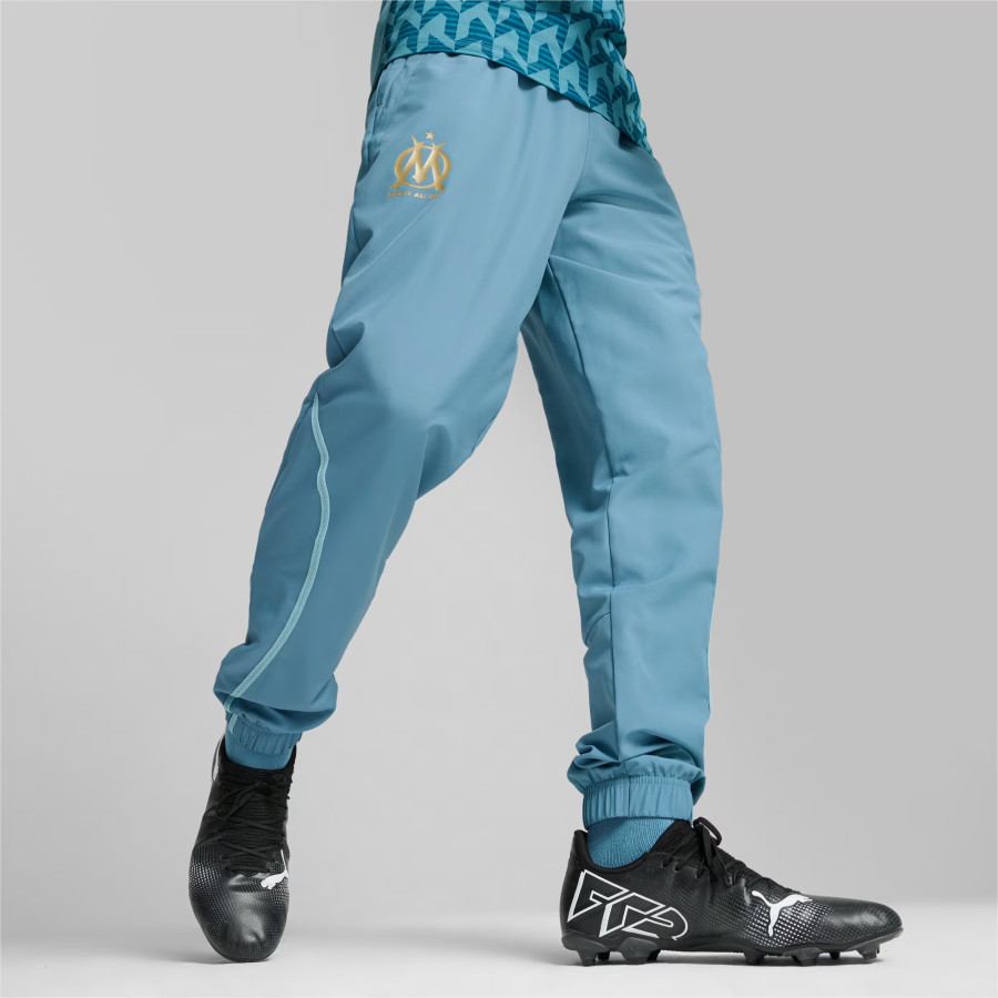 Pantalon avant match OM bleu 2024/25