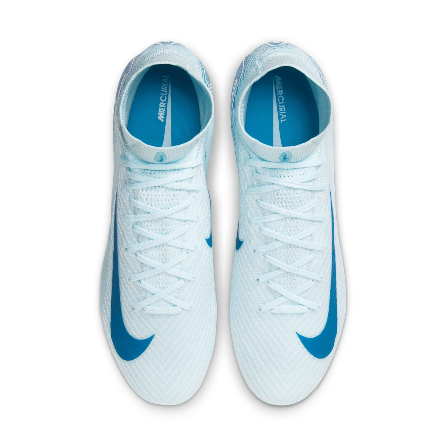 Nike Air Zoom Mercurial Superfly 10 Elite AG-Pro bleu ciel