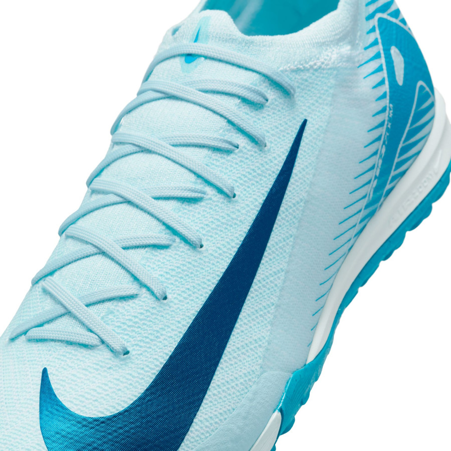 Nike Air Zoom Mercurial Vapor 16 Pro Turf bleu ciel sur Foot