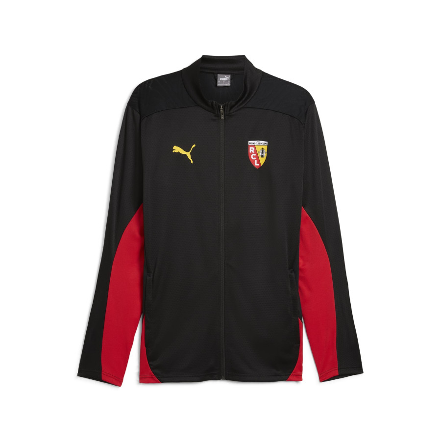 Veste survetement RC Lens noir rouge 2024 25 sur Foot