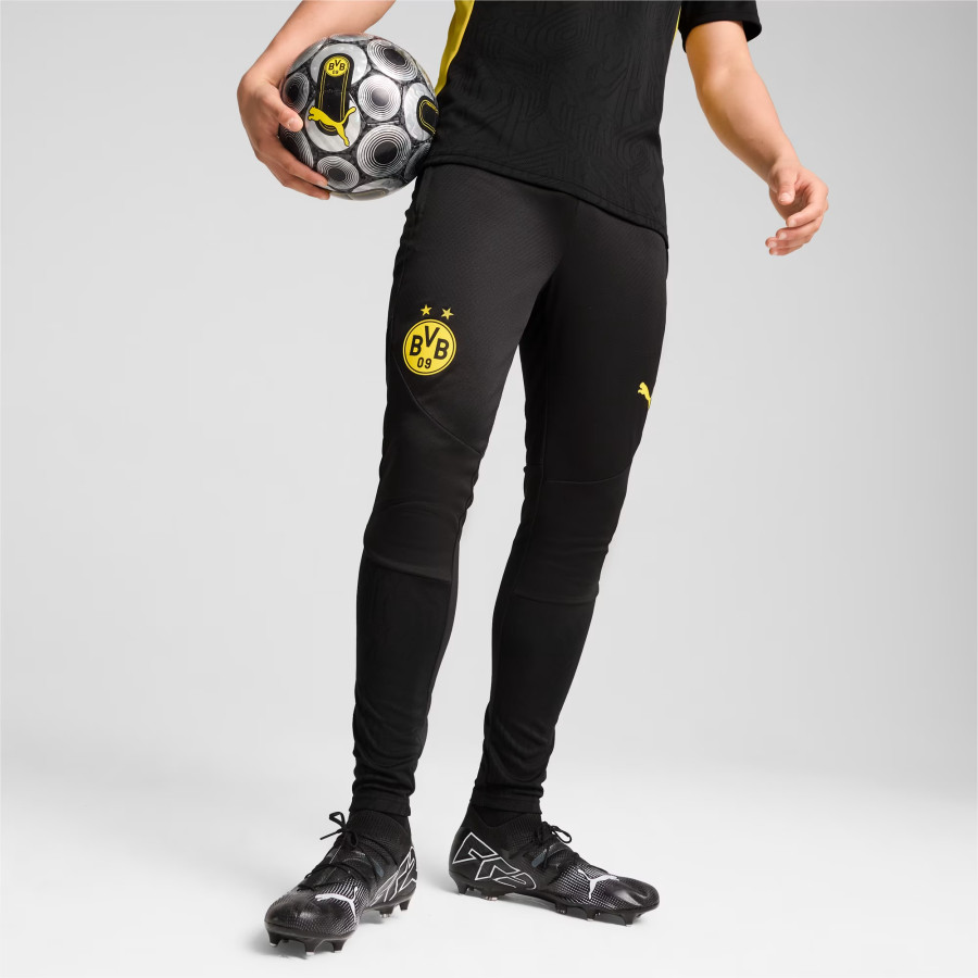 Pantalon survêtement Dortmund noir jaune 2024/25