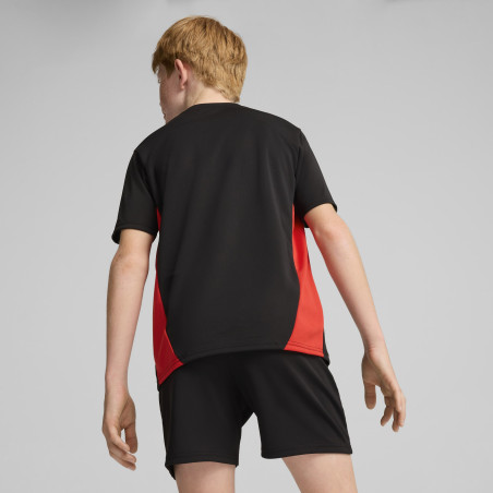 Maillot entraînement junior Milan AC noir rouge 2024/25