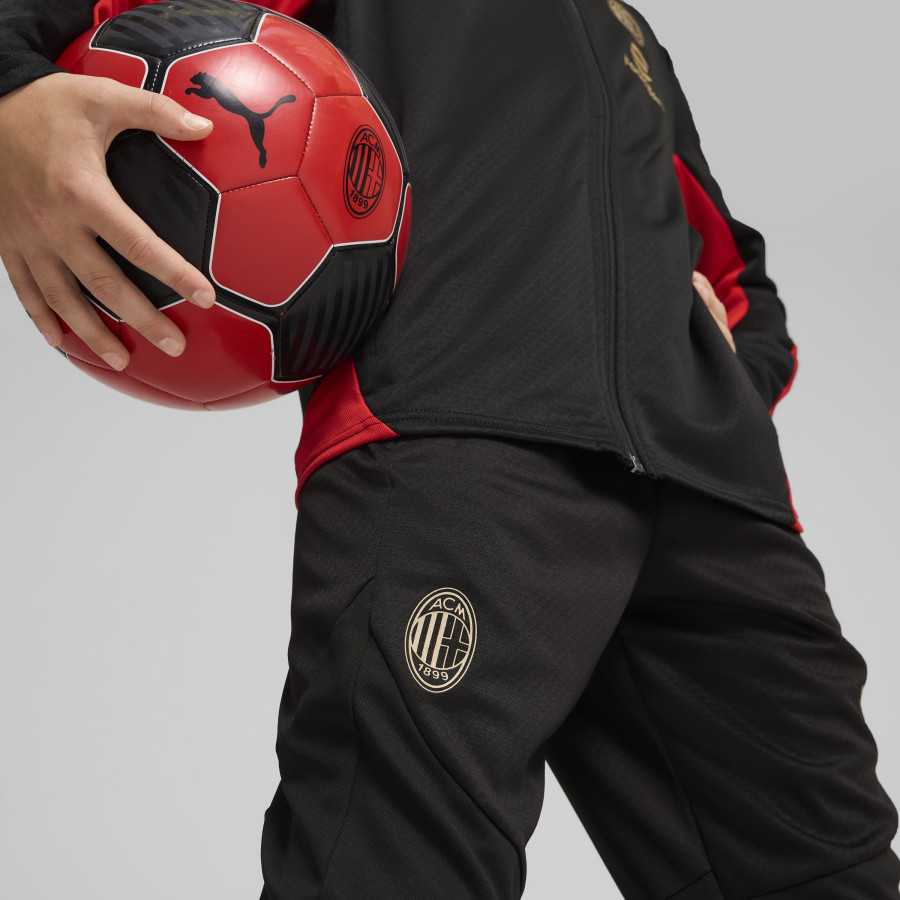 Pantalon survêtement junior Milan AC noir or 2024/25