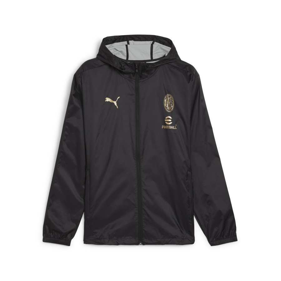 Veste imperméable Milan AC noir or 2024/25