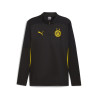 Sweat zippé Dortmund noir jaune 2024/25