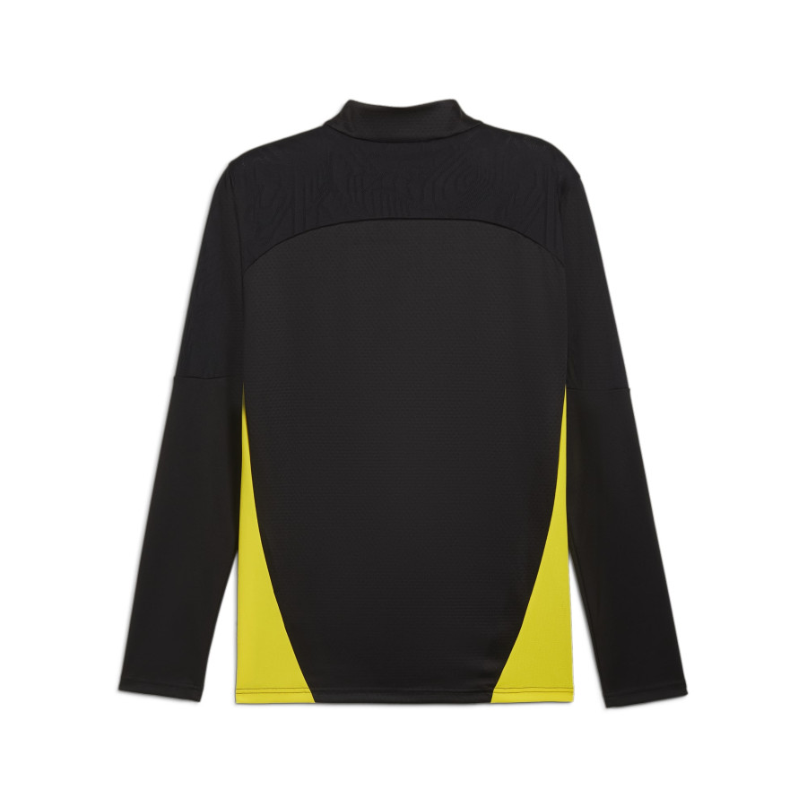 Sweat zippé Dortmund noir jaune 2024/25