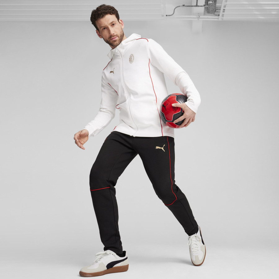 Veste survêtement Milan AC Casual blanc rouge 2024/25