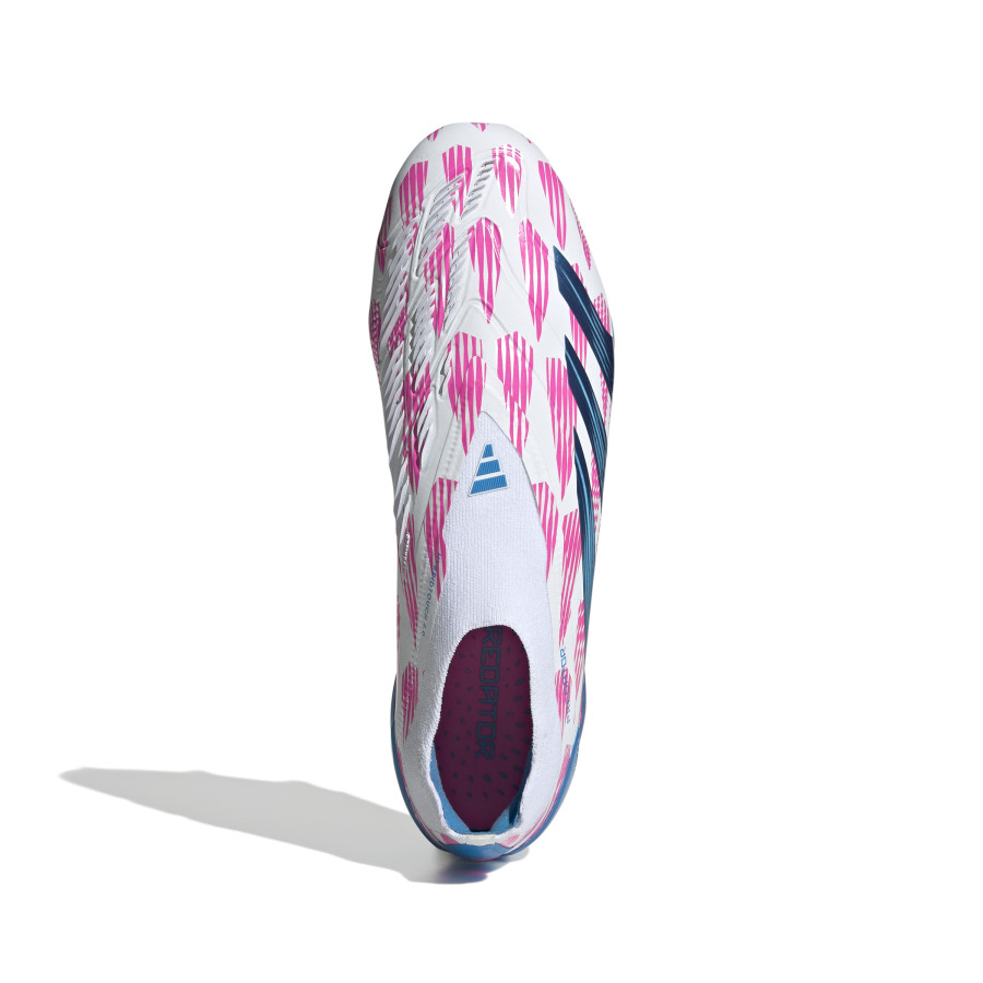 adidas Predator Elite LaceLess FG rose bleu