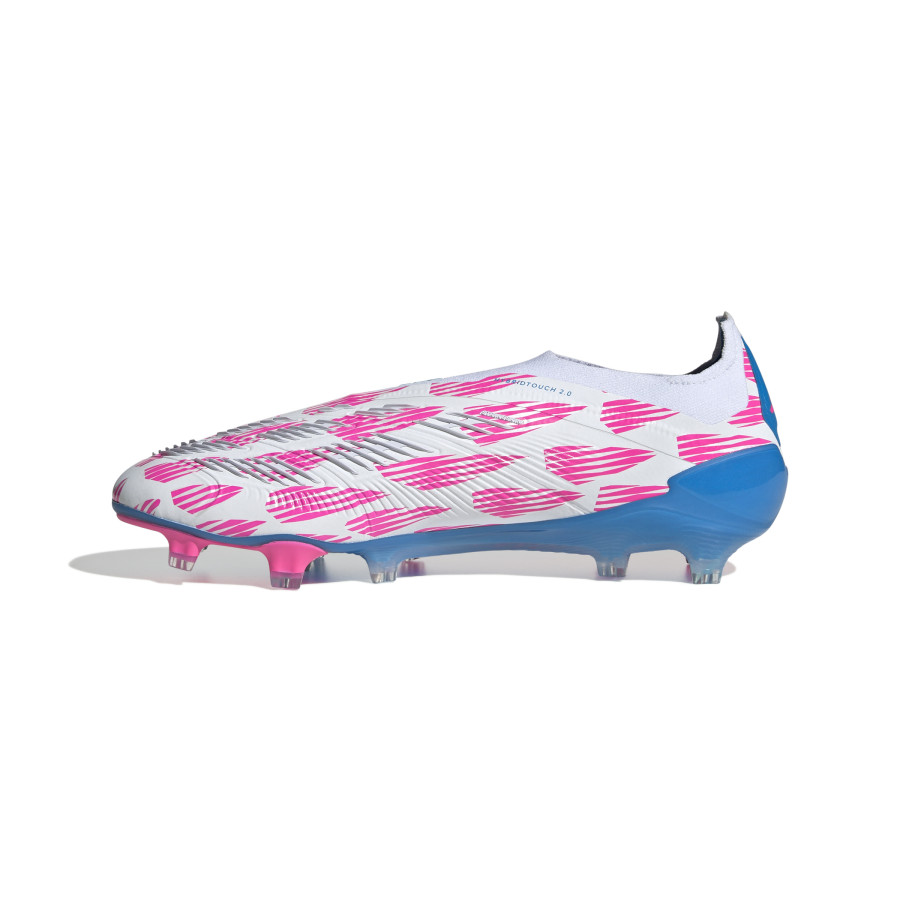 adidas Predator Elite LaceLess FG rose bleu