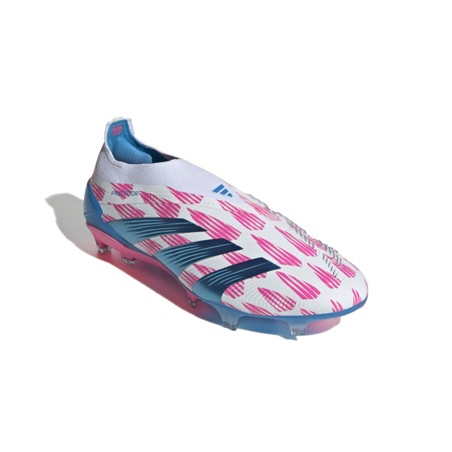 adidas Predator Elite LaceLess FG rose bleu