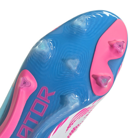 adidas Predator Elite LaceLess FG rose bleu