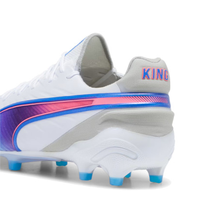 Puma King Ultimate FG/AG blanc violet