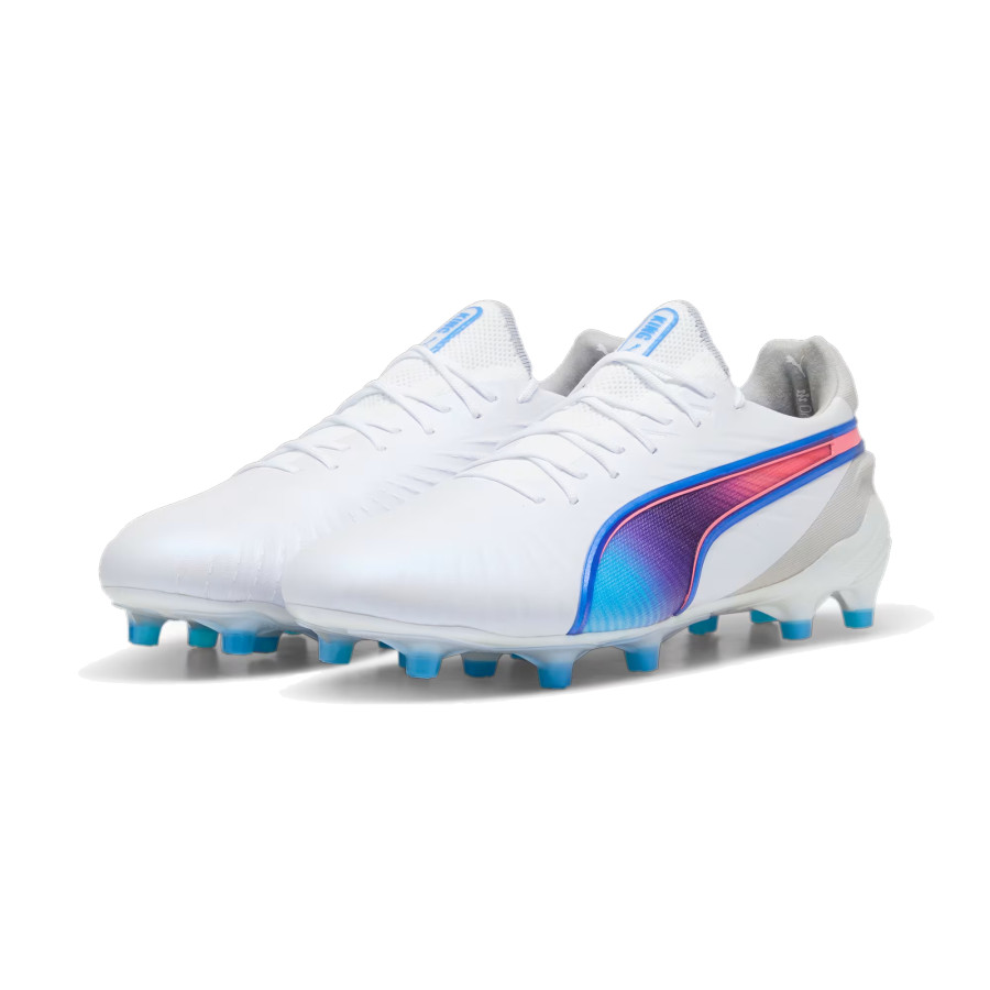 Puma King Ultimate FG/AG blanc violet