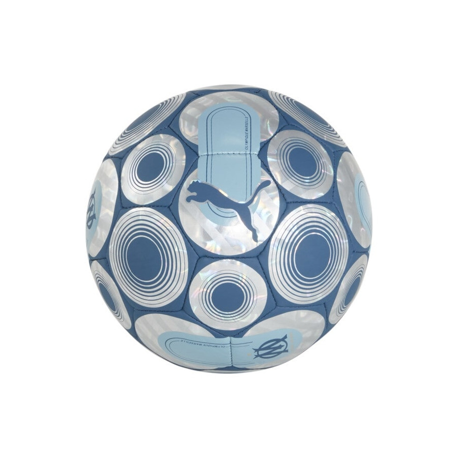 Mini-ballon OM Culture gris bleu 2024/25