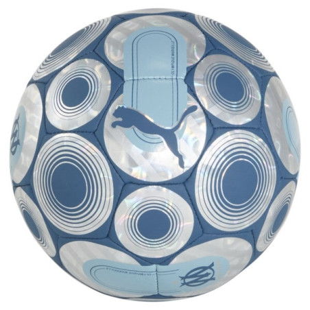 Mini-ballon OM Culture gris bleu 2024/25