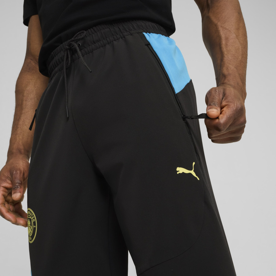 Pantalon survêtement Manchester City Tech noir bleu 2024/25