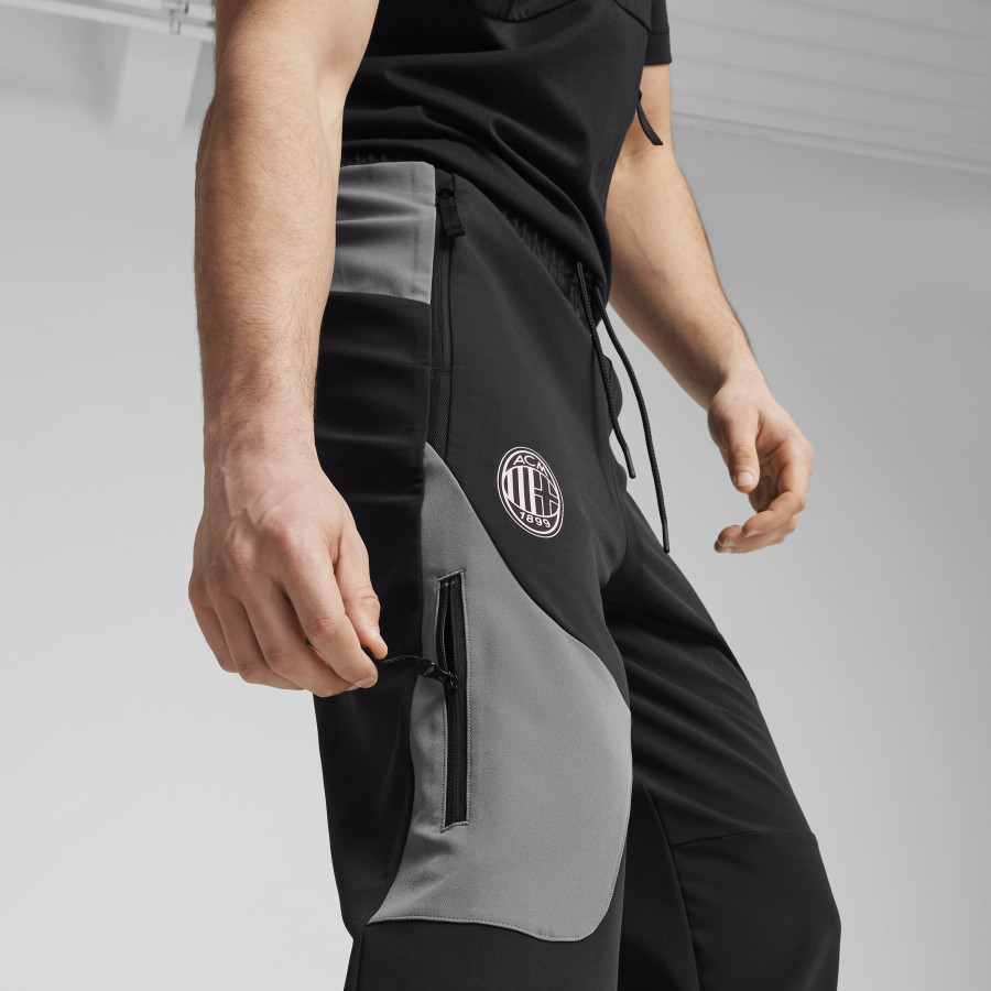 Pantalon survêtement Milan AC Tech noir gris 2024/25