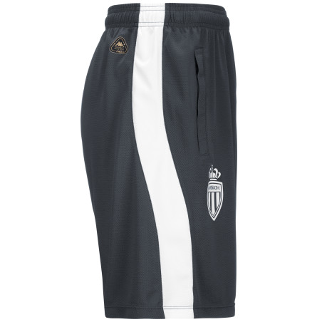 Short entraînement AS Monaco gris blanc 2024/25