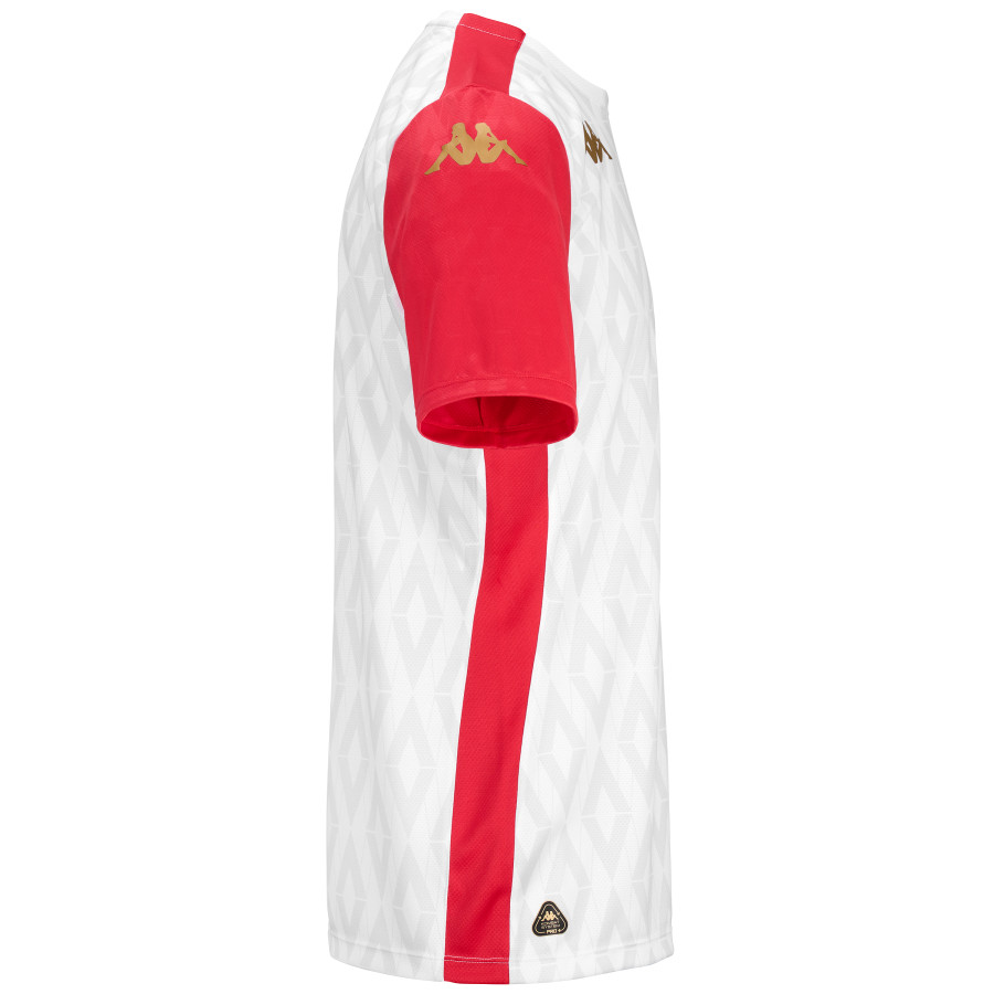 Maillot avant match AS Monaco blanc rouge 2024/25