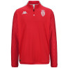 Sweat zippé AS Monaco rouge 2024/25