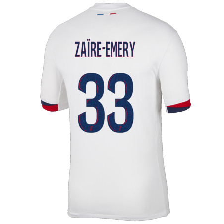 Maillot Zaïre-Emery PSG extérieur 2024/25