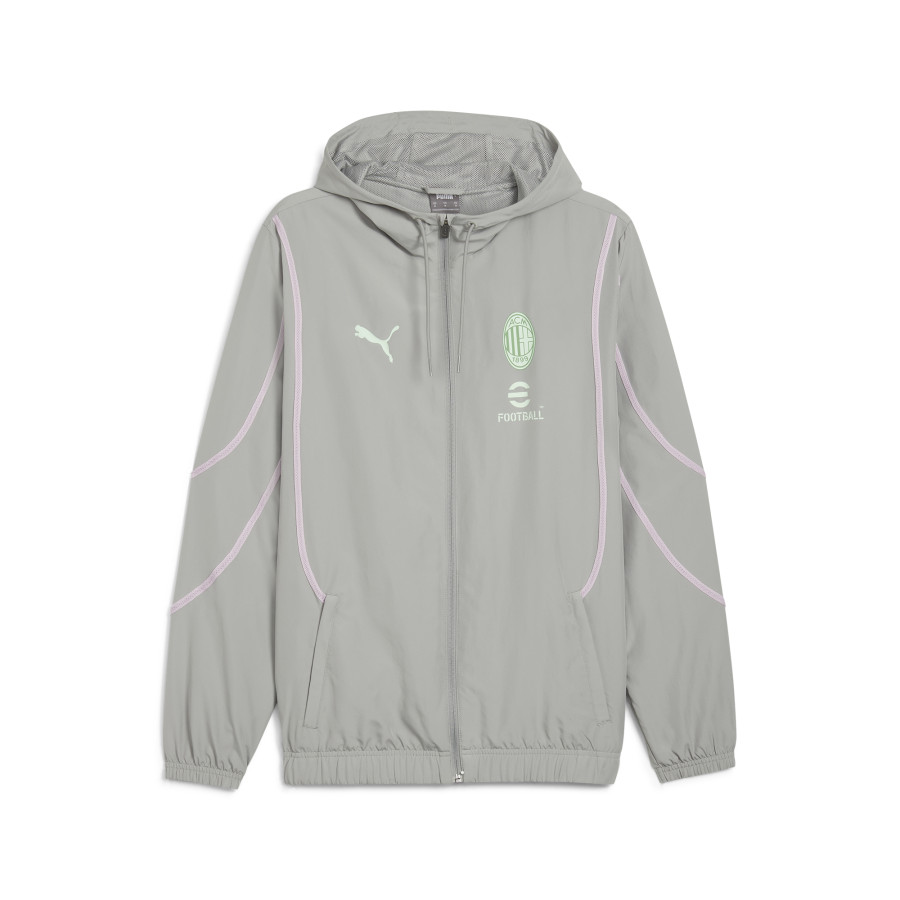 Veste avant match Milan AC gris 2024/25