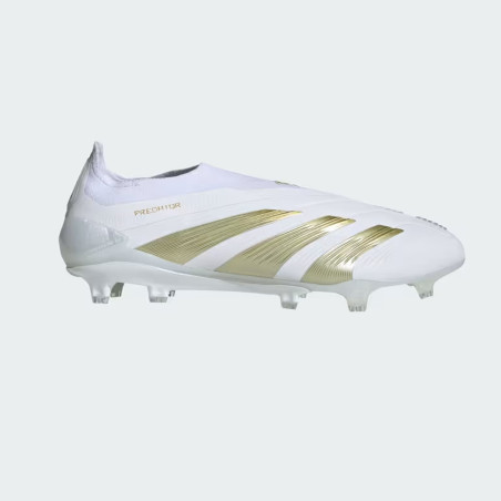 adidas Predator Elite laceless FG blanc