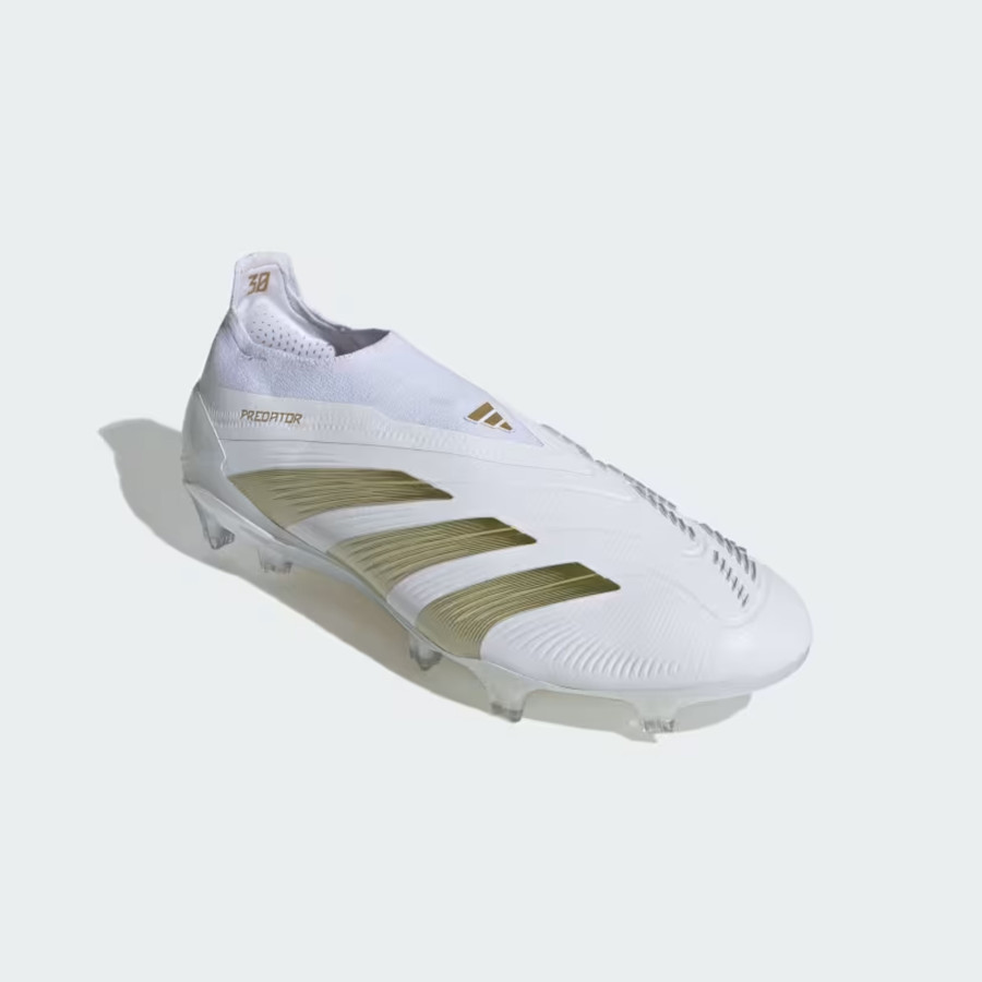 adidas Predator Elite laceless FG blanc