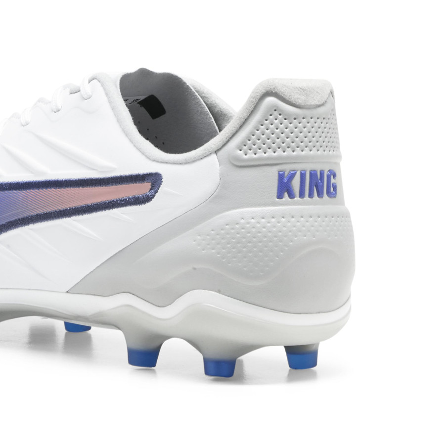 Puma King Pro FG/AG blanc bleu