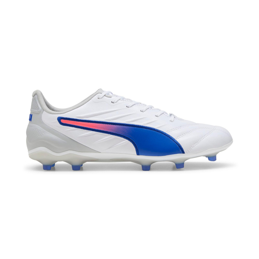 Puma King Pro FG/AG blanc bleu