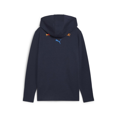 Veste survêtement junior OM Casual bleu orange 2024/25