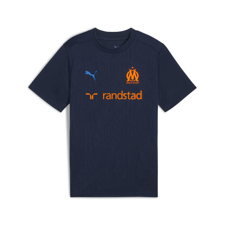 Maillot entraînement junior OM bleu orange 2024/25