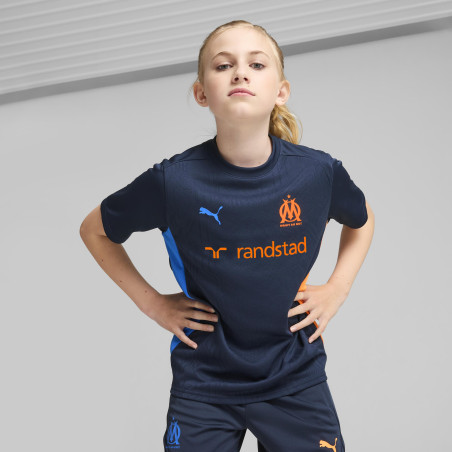 Maillot entraînement junior OM bleu orange 2024/25