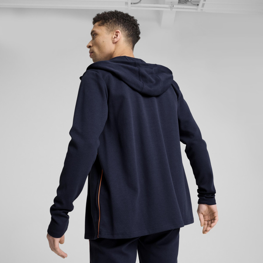 Veste survêtement OM Casual bleu orange 2024/25