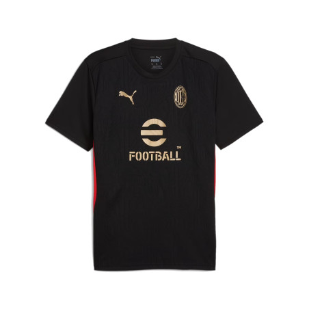 Maillot entraînement Milan AC noir rouge 2024/25