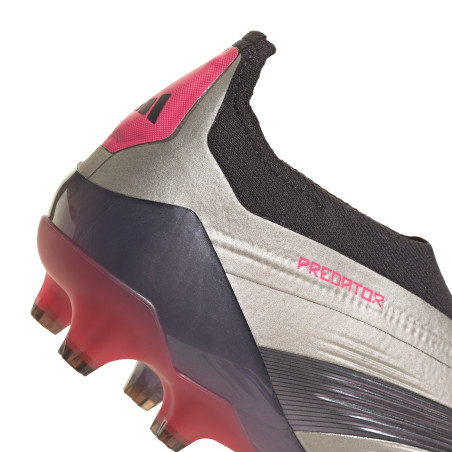 adidas Predator Elite LaceLess AG gris rouge