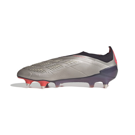 adidas Predator Elite LaceLess SG gris rouge