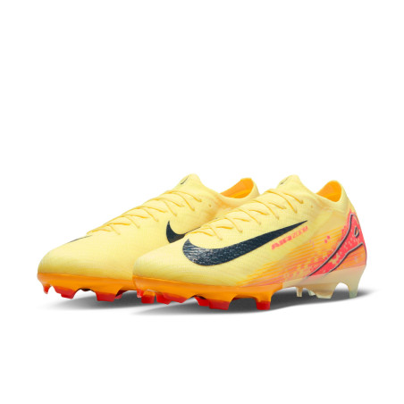 Nike Air Zoom Mercurial Vapor 16 Elite Mbappe FG jaune rose