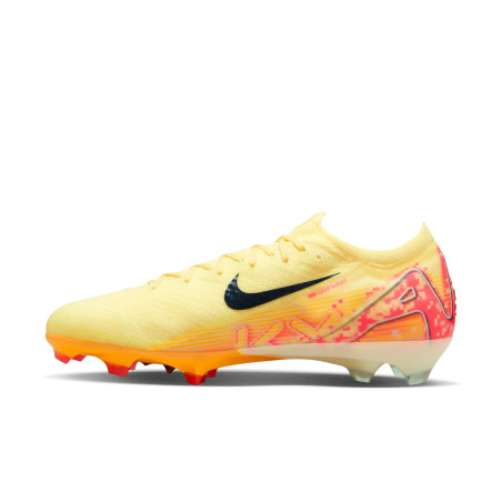 Nike Air Zoom Mercurial Vapor 16 Elite Mbappe FG jaune rose