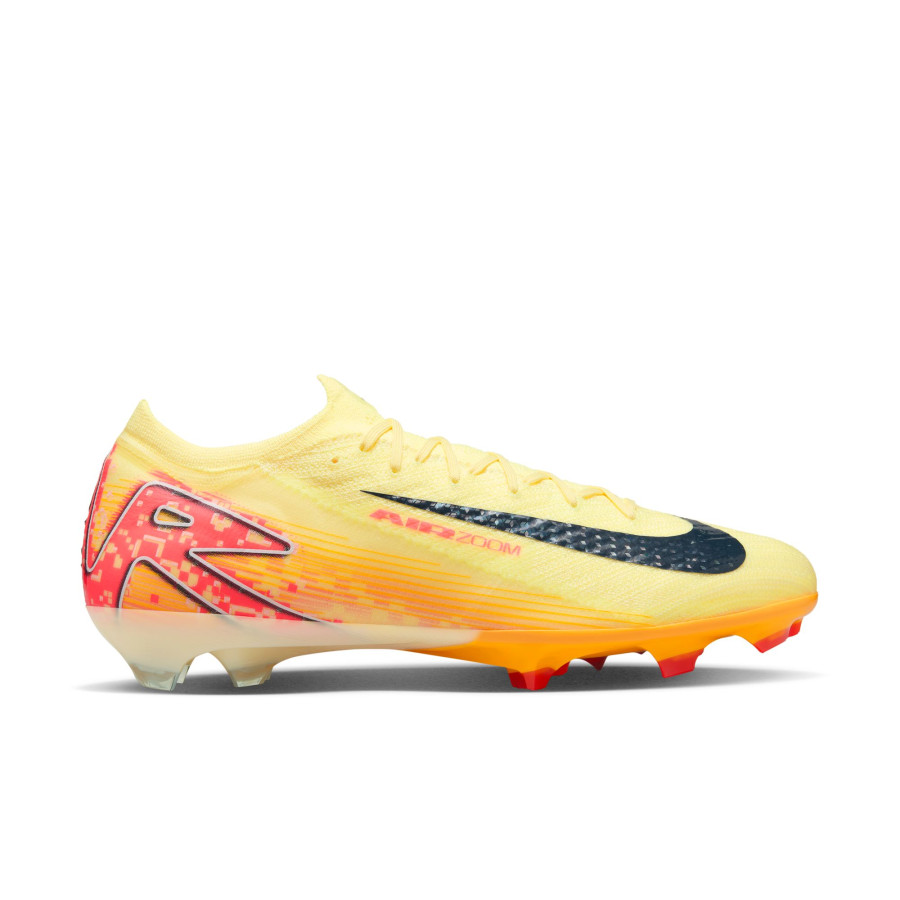 Nike Air Zoom Mercurial Vapor 16 Elite Mbappe FG jaune rose