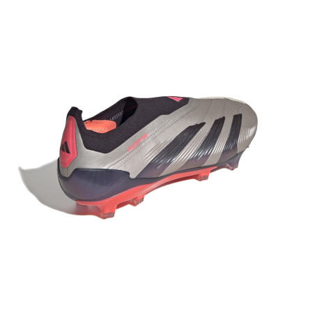 adidas Predator Elite LaceLess FG gris rouge