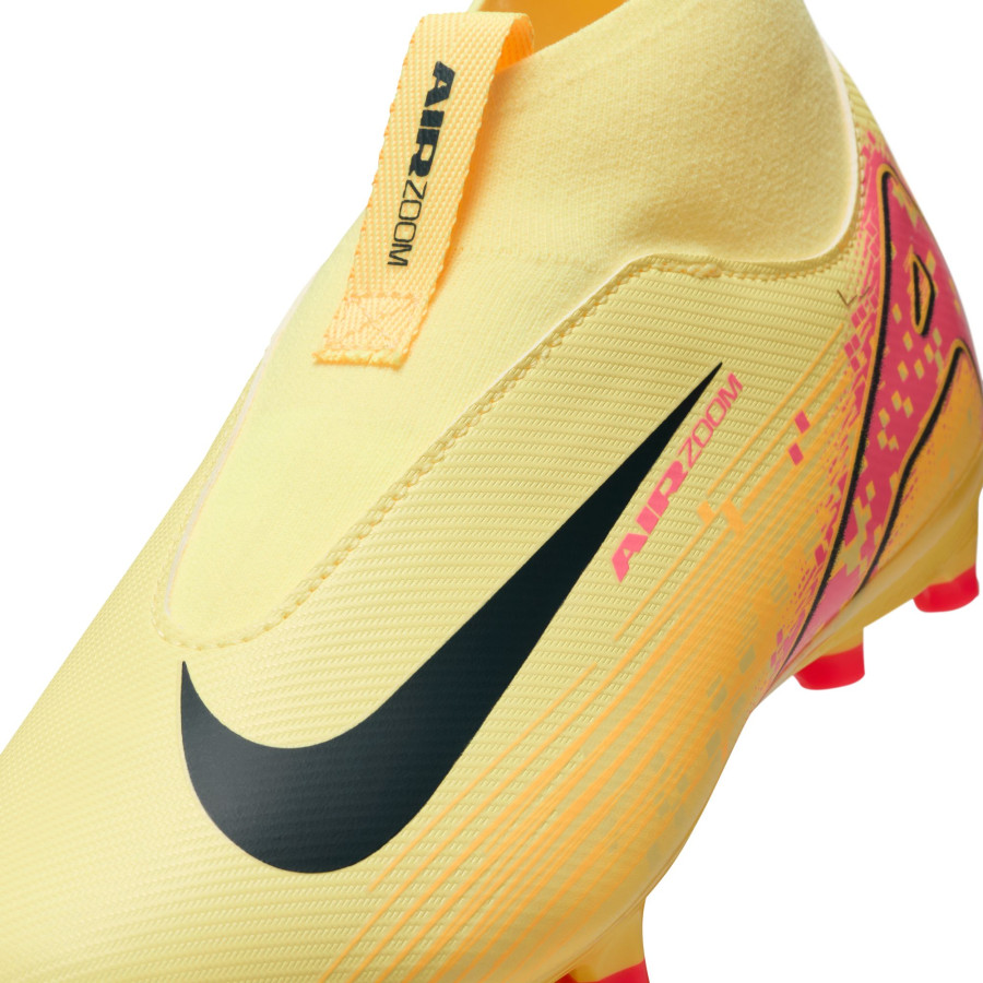 Nike Air Zoom Mercurial Superfly 10 Academy Mbappé FG/MG jaune rose