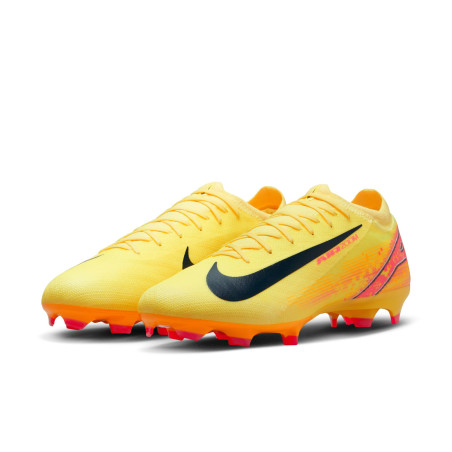 Nike Air Zoom Mercurial Vapor 16 Pro Mbappe FG jaune rose