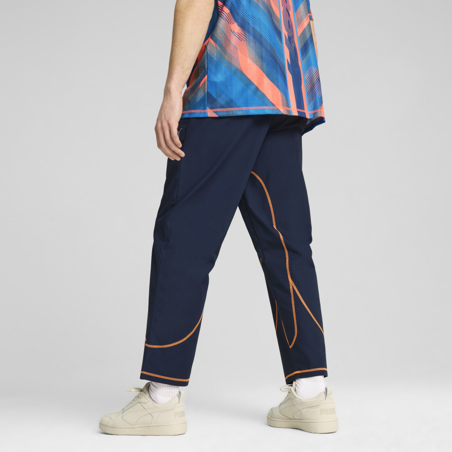 Pantalon OM Rétro bleu orange 2024/25