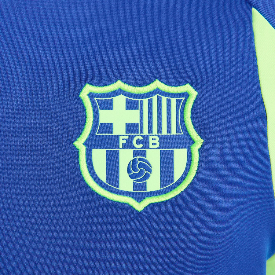 Sweat zippé FC Barcelone bleu jaune 2024/25