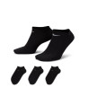 Pack 3 paires chaussettes basses noir