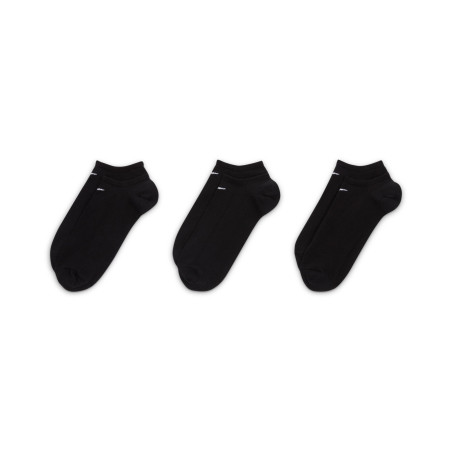 Pack 3 paires chaussettes basses noir