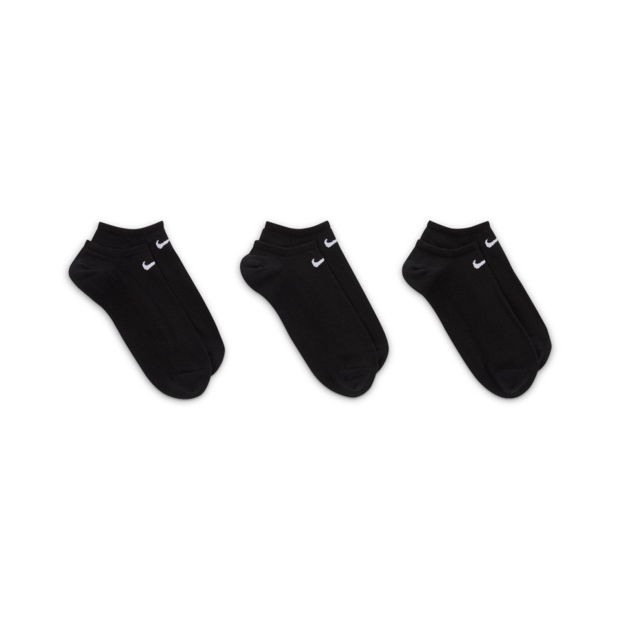 Pack 3 paires chaussettes basses noir